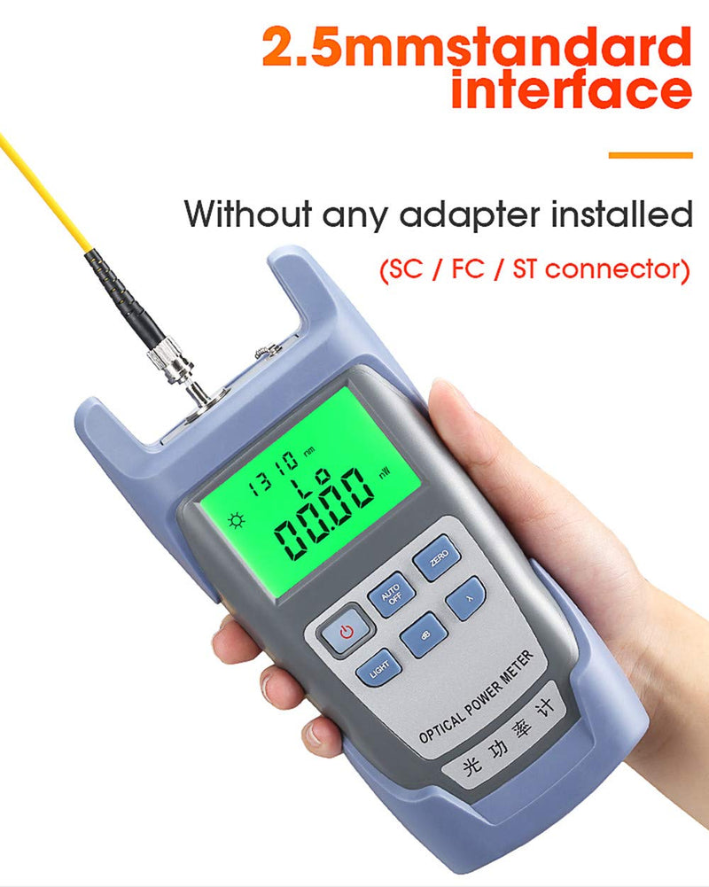 [Australia - AusPower] - DAXGD FTTH Fiber Optical Power Meter Fiber Optical Cable Tester 70dBm~+10dBm Working Wavelength 850-1625nm 