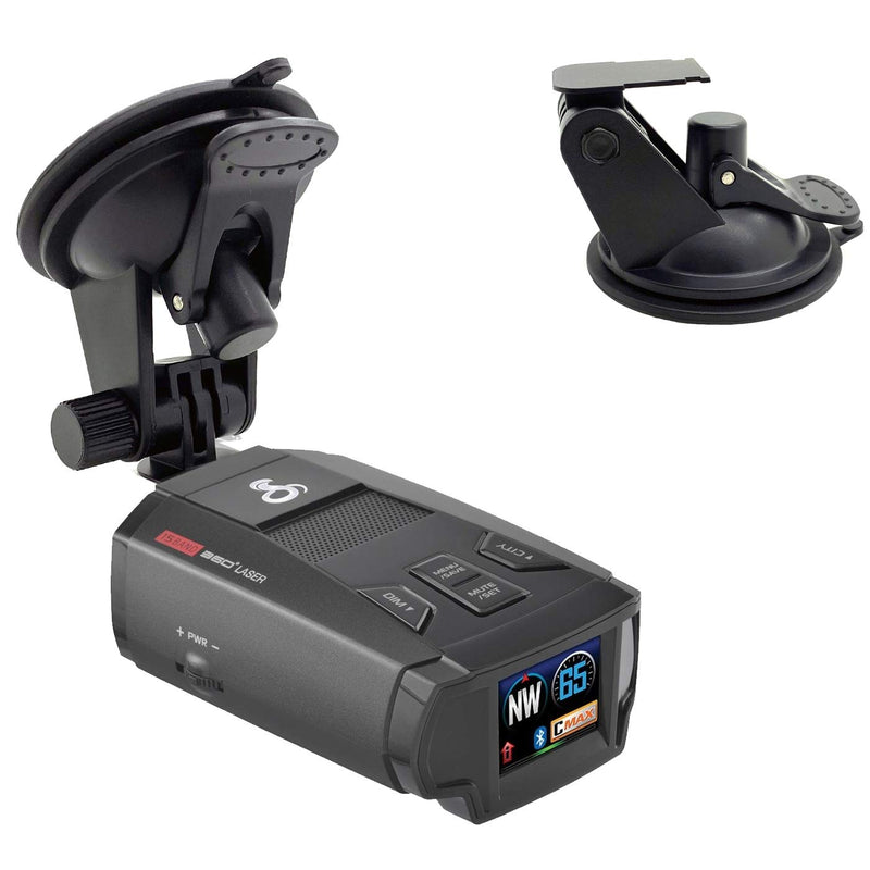 [Australia - AusPower] - ChargerCity Super Suction Radar Detector Windshield Suction Cup Mount for Cobra Radar Detector iRadar ESD SPX RAD 480i 450 380 7800BT Radar 