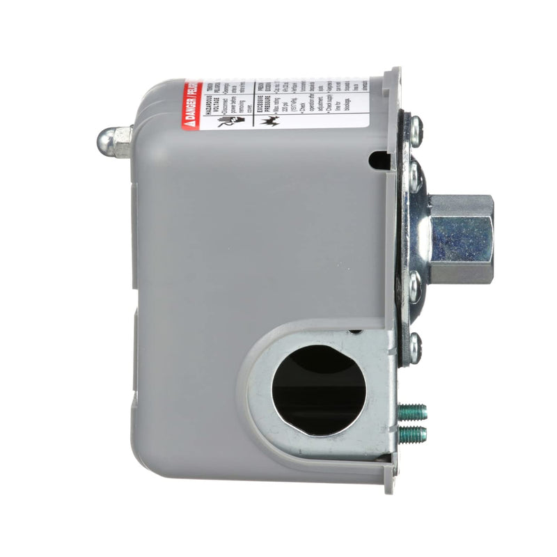 Telemecanique Sensors 9013FSG2J20 Air-Pump Pressure Switch, NEMA 1, 20-40 psi Pressure Setting, 20-65 psi Cut-Out, 15-30 psi Adjustable Differential