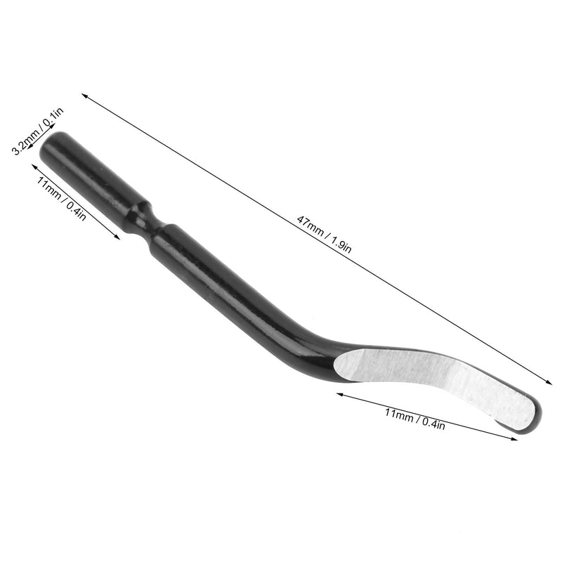 20pcs Deburring Blades BS1010 Replacement Deburring Knife Deburring Tool for Metal, Plastic, Aluminum, Copper, PVC, Iron