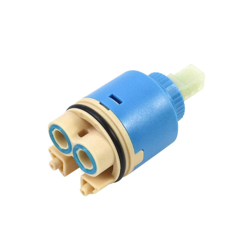 [Australia - AusPower] - QWORK Tap Cartridge, Ceramic Tap Cartridge for Kitchen Taps, Mixer Taps, with Cartridge Base, 35 mm 35 mm mit Kartuschenboden 