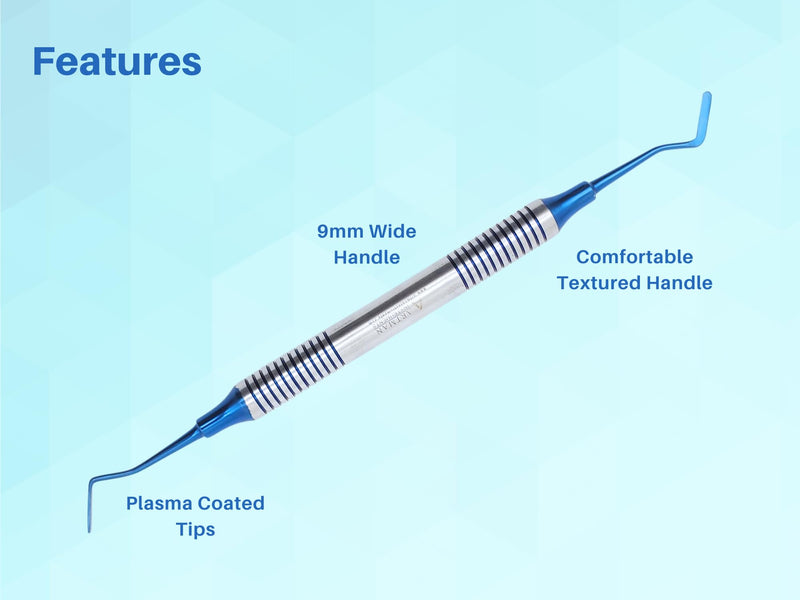 [Australia - AusPower] - Dental Amalgam Filling Instruments Composite Shaper Carver Burnisher and Plugger by Artman Instruments (Flat Ends Filling Carver) Flat Ends Filling Carver 