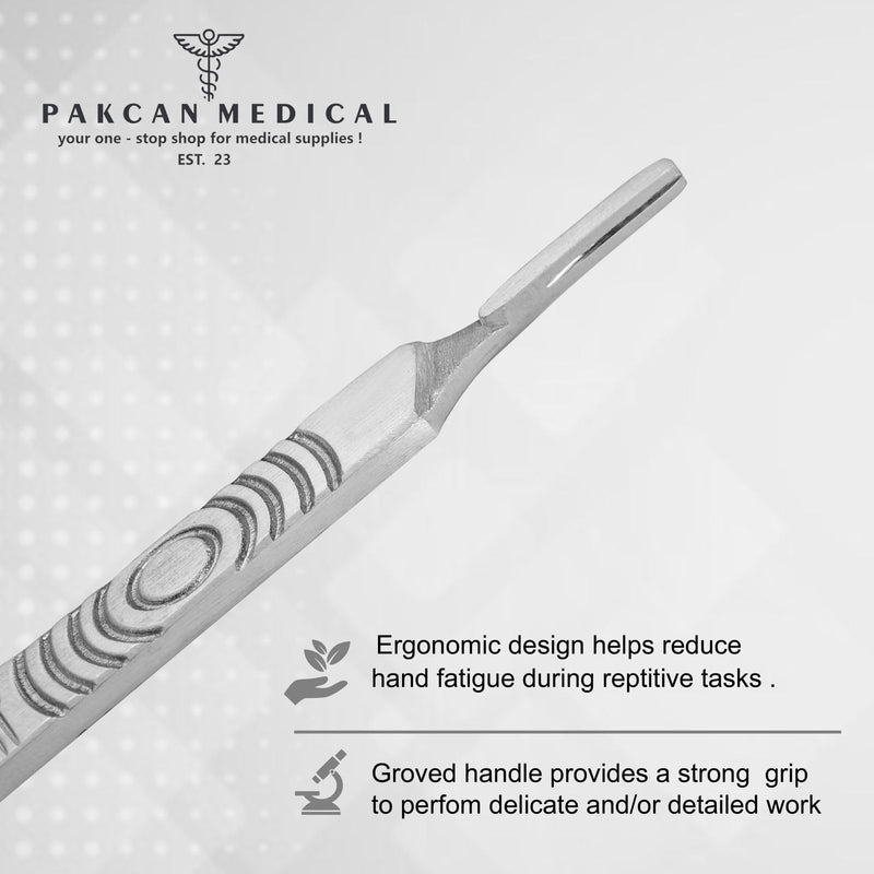 [Australia - AusPower] - 10R Dermaplaning Professional Kit Includes:10R Dermaplaning Scalpel Blades (100 Pack), Scalpel Handle No. 3, Scalpel Blade Remover, Hemostat Forceps 