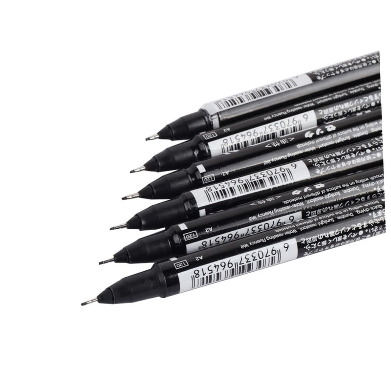 10 Body Art Pens Tattoo Tracking Pen Tattoo for Skin Marker Markers with Tips Hand Ink Double Head Times black 1 pc. (pack of 1)