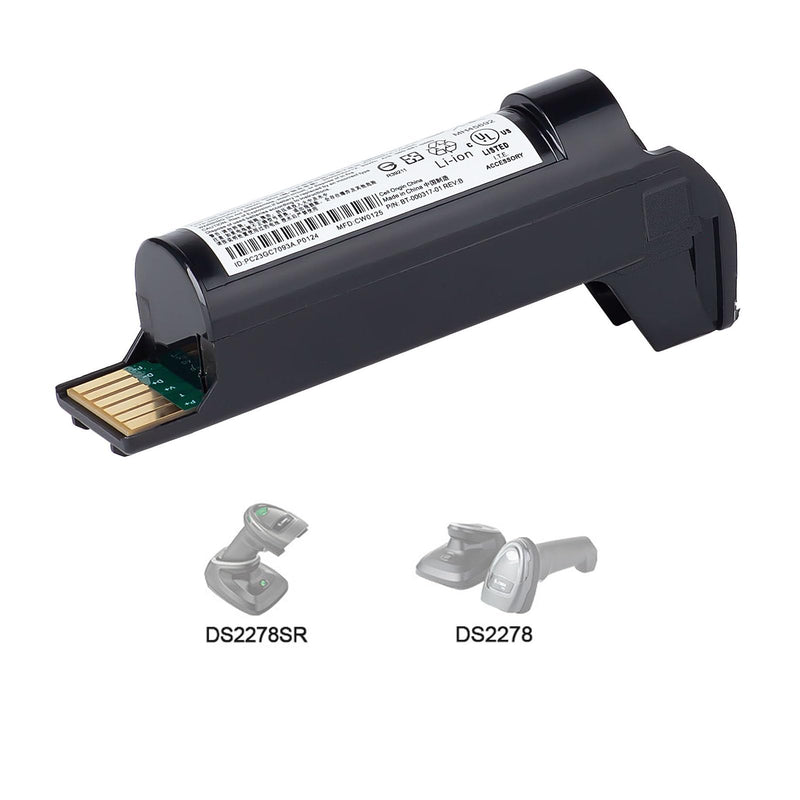 Battery for Zebra DS2278 DS2208 DS22 CR2278 Handheld Barcode Scanner BTRY-DS22EAB0E-00 BT-000317-01 3.7V 3500mAh Li-ion