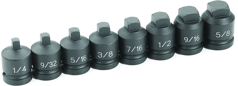 Grey Pneumatic (1308P) 1/2" Drive 8-Piece Pipe Plug Socket Set