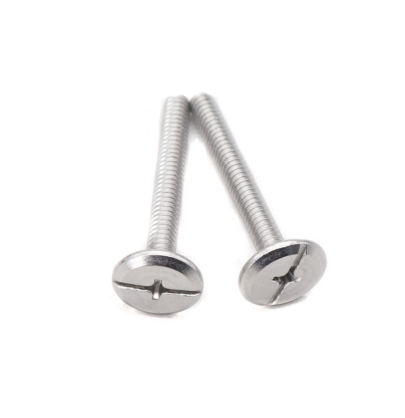 [Australia - AusPower] - 25pcs 1/4-20 x 2" Sidewalk Bolts, Hurricane Bolts, 304 Stainless Steel, Plain Finish 2" 25pcs 