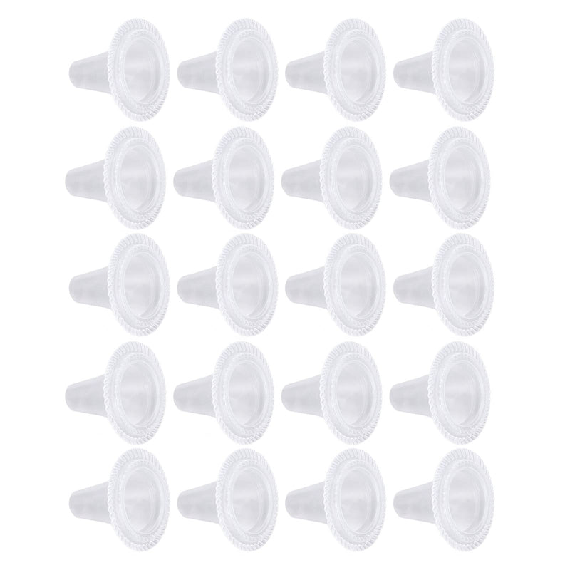 [Australia - AusPower] - 20 Count Disposable Transparent Ear Thermometer Probe Covers Refill Pack 