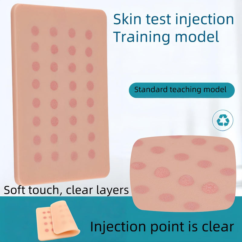 [Australia - AusPower] - 32 Points Skin Test Module Skin Test pad,Intradermal Injection Training Pad for for Venipuncture Practice,Insertion Practice Pad for Medical Education（32 Points） 32 points 