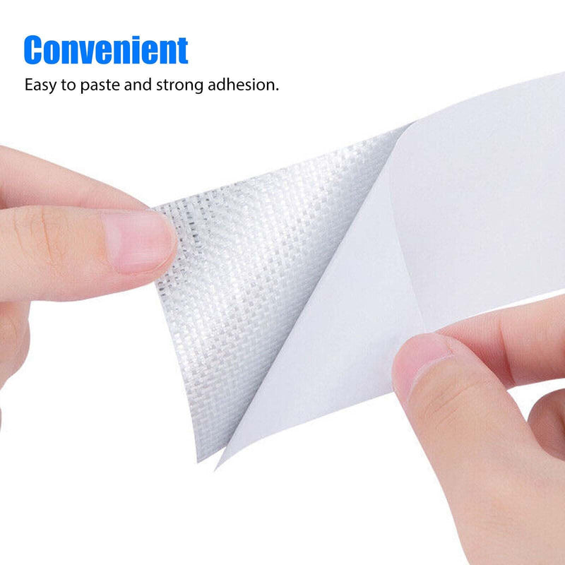Xinhan (Gold,Silver,Black) Aluminum Foil Heat Shielding Tape High Temperature Heat Reflective Adhesive Backed Tape Compatible with Car Intake Pipe Engine Bay Hoses Wires Etc (Black, 2in x 50ft) Black