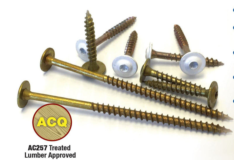 [Australia - AusPower] - GRK 113079#8 x 2-1/2" LOW PROFILE CABINET SCREWS 100 Count 