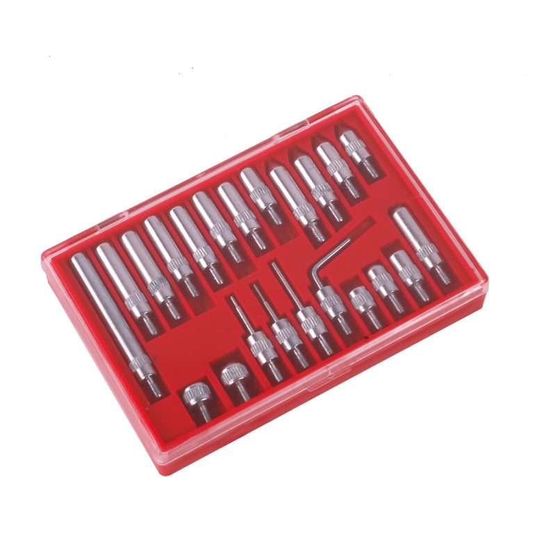 [Australia - AusPower] - Dial Indicator Extension Set - Imperial Dial Indicators Tips 22 Pieces, for Precision Measurement -Dial Gauge Indicator with Extension, Tips, and Tools, Essential Tools for Dial Indicators 