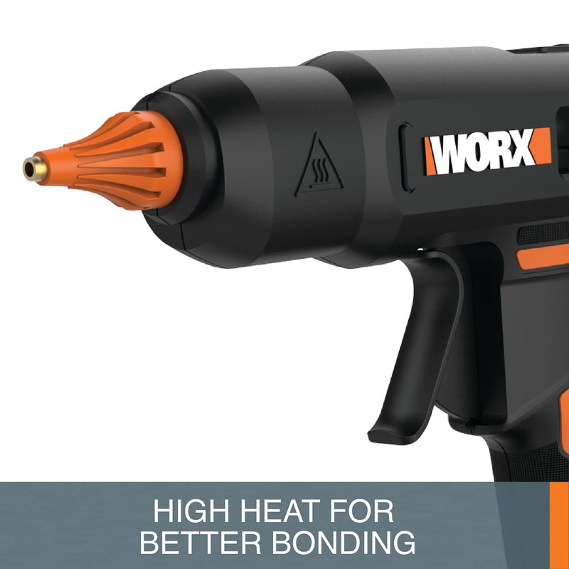 [Australia - AusPower] - Worx 20V Power Share Full-Size Hot Glue Gun WX045L.9- (Tool Only) 20V Glue Gun (Tool Only) 