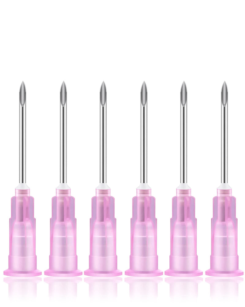 [Australia - AusPower] - 100Pcs 18Ga 1 Inch Needle Luer Lock Industrial Accessories, Individual Package Lab Tools for Measuring, Refilling Inks, Plant and Industry 18G 1 inch (25MM) 