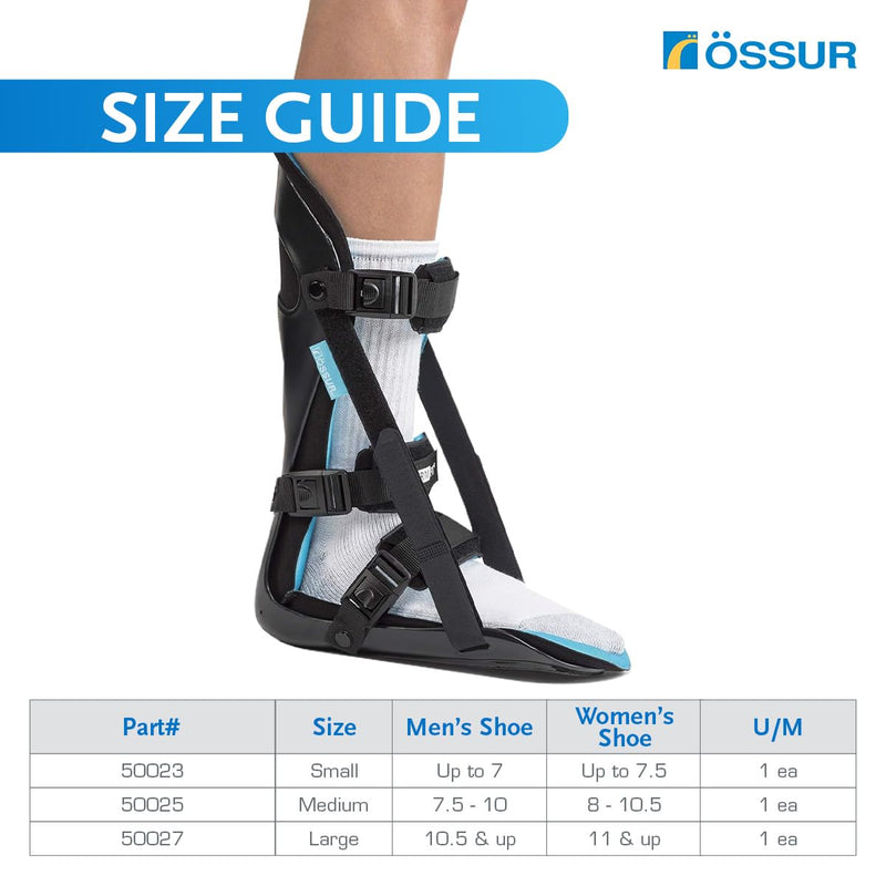 [Australia - AusPower] - Össur Night Splint Posterior - Plantar Fasciitis & Heel Pain Relief - Adjustable Support for Men & Women - Orthopedic Sleep Aid for Foot Arch Pain, Achilles Tendonitis, and Recovery - Small Small (Pack of 1) 