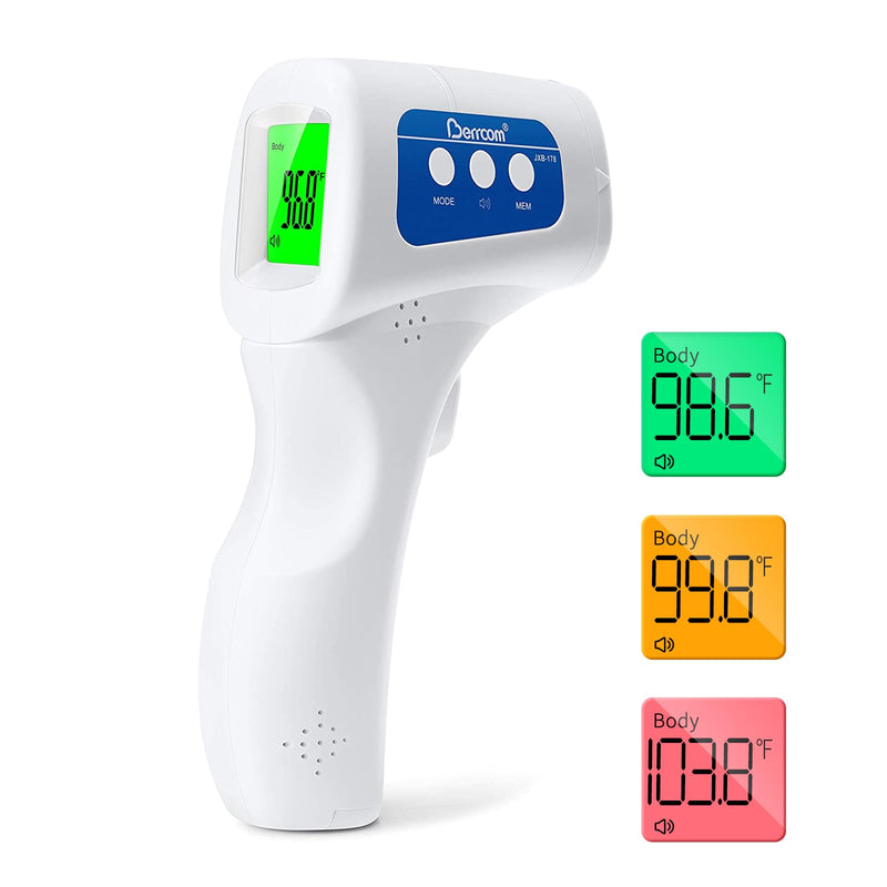 [Australia - AusPower] - [Value Bundle] Berrcom Forehead Thermometer JXB-178 & Berrcom Ear Thermometer for Adults and Kids ET005 