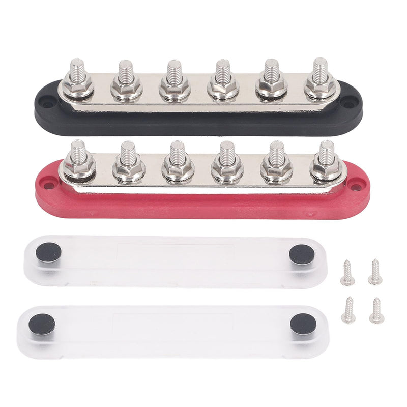 2pcs Terminal Busbar 300A 12-48V Busbar 300A 12-48V Power Distribution Blocks