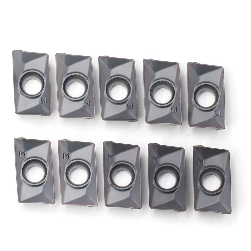 [Australia - AusPower] - OSCARBIDE Carbide Inserts APKT1604 TiAlN Coated Indexable Milling Inserts APKT Style,10 Piece/Box 