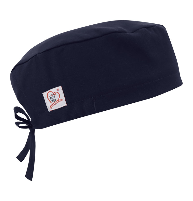 Jonathan Unisex Stretch Surgical Cap for Men and Women, Adjustable with Terry Cloth Pad | Unisex Surgical Cap Lightweight Fabric Headwear for Nurses Work Cap for Doctor Care Surgical (Blue) navy