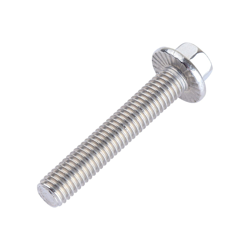 [Australia - AusPower] - Flanged Hex Head Bolt,Stainless Steel Exhaust Flange Bolts & Nuts for Exhaust Manifold Hardware Kit (4, M10x60) 4 