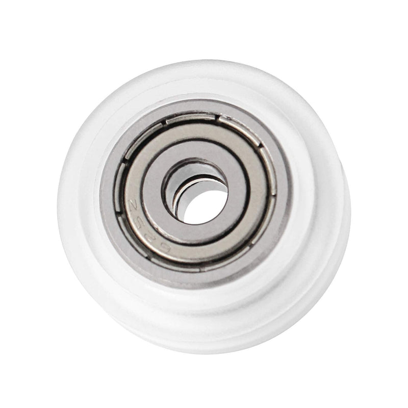 26PCS 3D Printer Wheel,Polycarbonate Plastic POM Rolle Linear Bearing for Creality CR10, Ender 3, Anet A8, Artillery X1 24x10mm Transparent 26