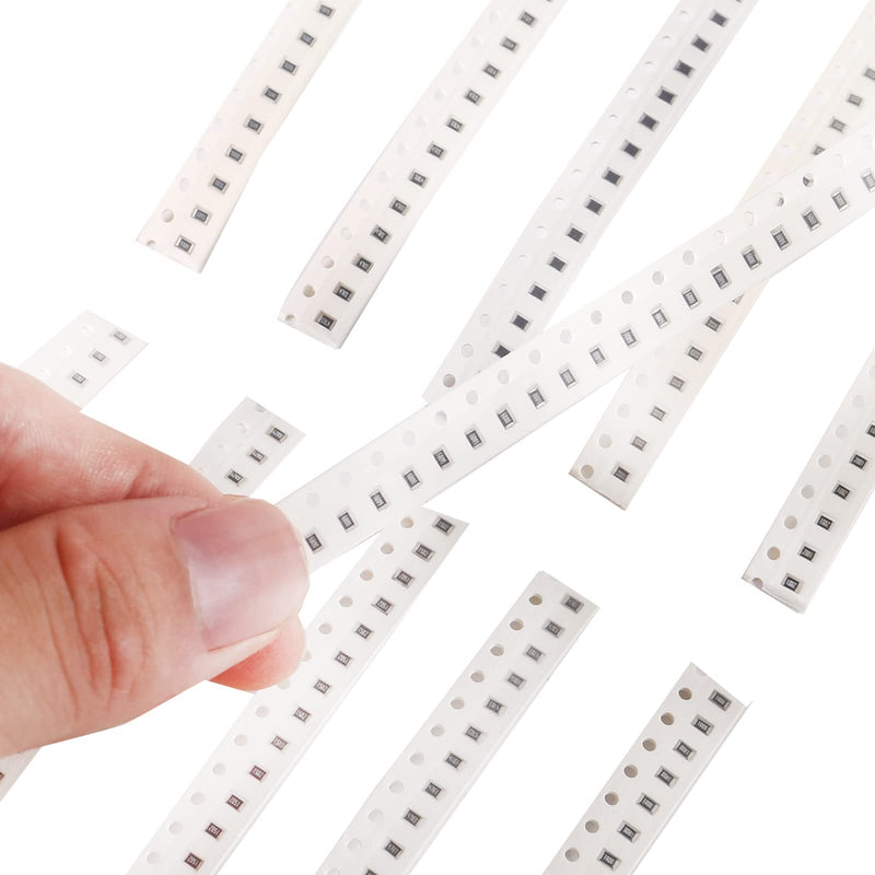 [Australia - AusPower] - 1500pcs 1206 Resistors Kit 60 Value 1206 SMD Capacitor 1206 Chip Resistor Assortment Kit 1% 1/4W 0.25W 0 ohm-10M ohm Resistors 1206-1500pcs 