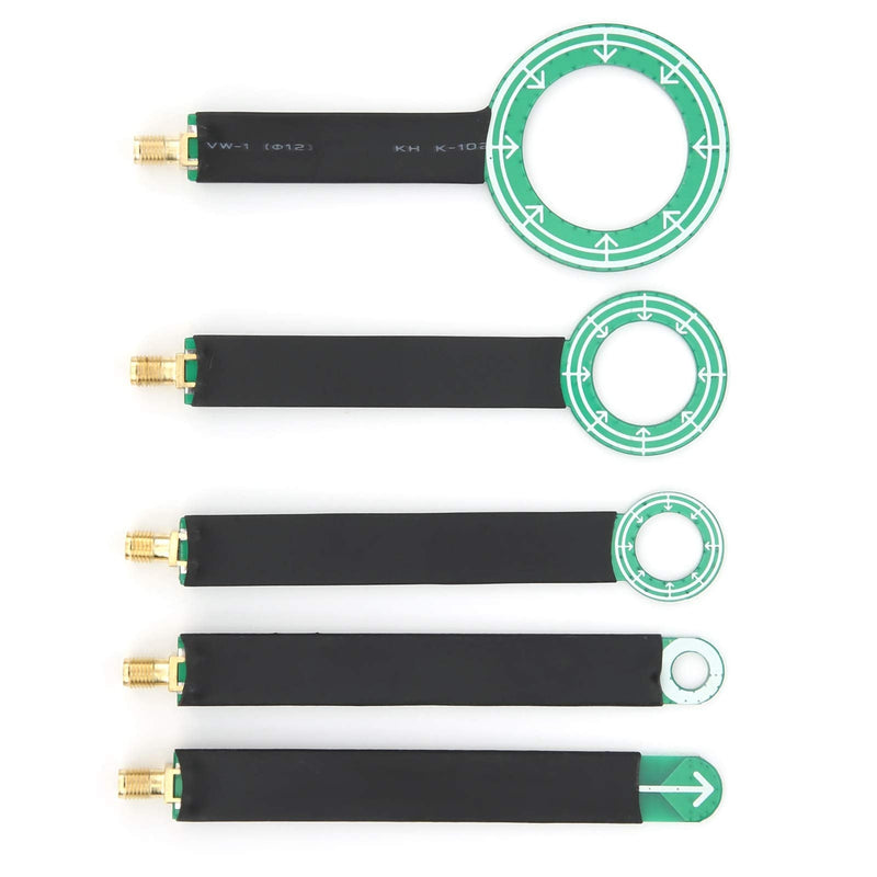 PCB EMI EMC Magnetic Field Antenna Radio Antennas Magneic Electric Near Field Probe Set Connect with Spectrum Analyzer Pack of 5