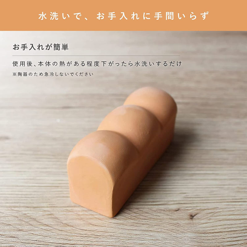 Marna K713 Toast Steamer, Brown (Ceramic/Made in Japan/Bread Type), Makes Your Bread More Delicious, Easy To Clean brown (toast steamer) Toast Steamer (single item)