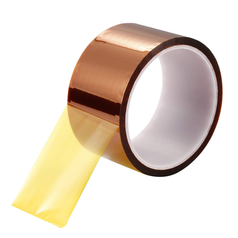 [Australia - AusPower] - High Temperature Tape, 2 inch (50mm) X 108 FT (33M) Polyimide Resistant Tape Silicone Adhesive for 3D Print Platform, Soldering, 