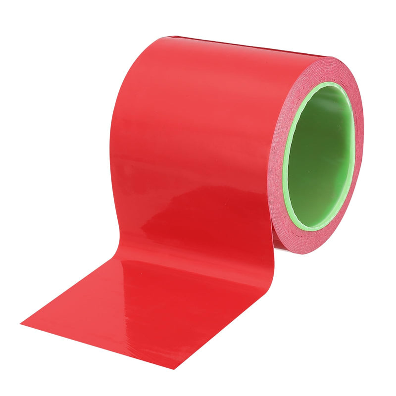 PATIKIL Floor Marking Tape 3.9 Inch x 110 Ft, Self-Adhesive Warning Safety Tape Caution Stripe for Walls Floors Pipes Equipment Outdoor, Red