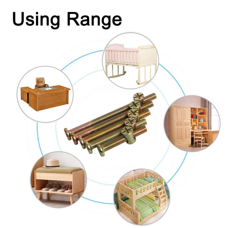 [Australia - AusPower] - Aopin Crib Baby Bed Furniture Screws and Barrel Nuts/Insert Nut/Flange Nut, 200-Pcs M6 x 40/50/60/70/80 mm Hex Drive Socket Cap Bolts & Nuts, with Storage Box, Tools Set Kit for Furniture Hardware M6 Screws + Barrel Nuts Insert Nuts Flange Nuts 