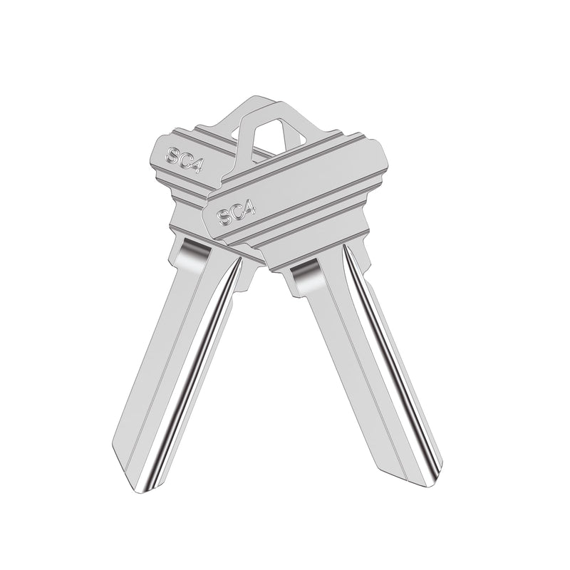 SC4 Key Blanks, Pack of 100 Uncut SC4 (6SH1) Blank Keys | For Home and Professional Use, Copper Structures Blank Keys Pack of 100 SC4 Blank Keys