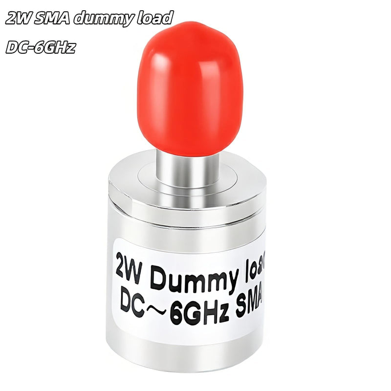 BECEN 2W SMA Dummy Load DC-6GHz 50 Ohm SMA Male RF Dummylast HF VHF | 6GHz 2W SMA male dummy load low VSWR ideal for Ham Radio antenna signal testing BC-TE02-2W SMA