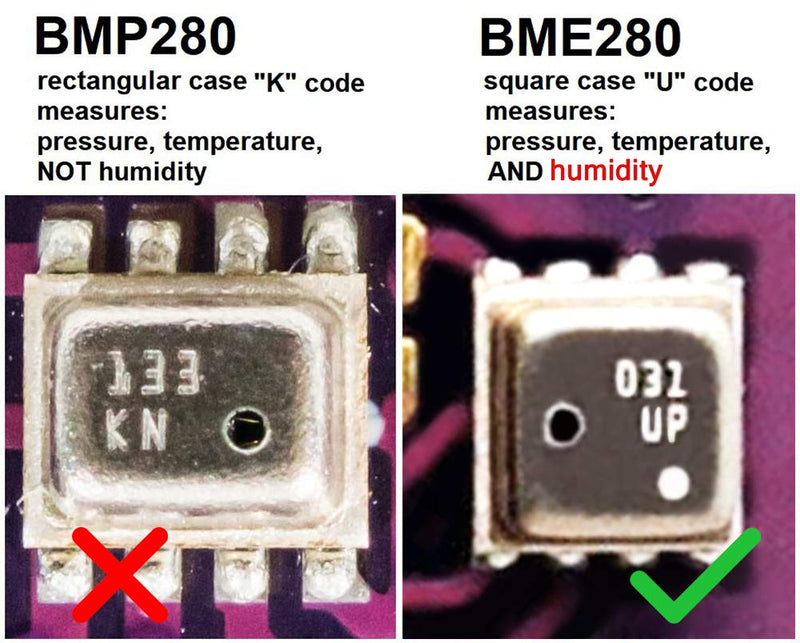 [Australia - AusPower] - KeeYees 3pcs BME280 Digital 5V Temperature Humidity Sensor Atmospheric Barometric Pressure Board IIC I2C Breakout for Arduino 