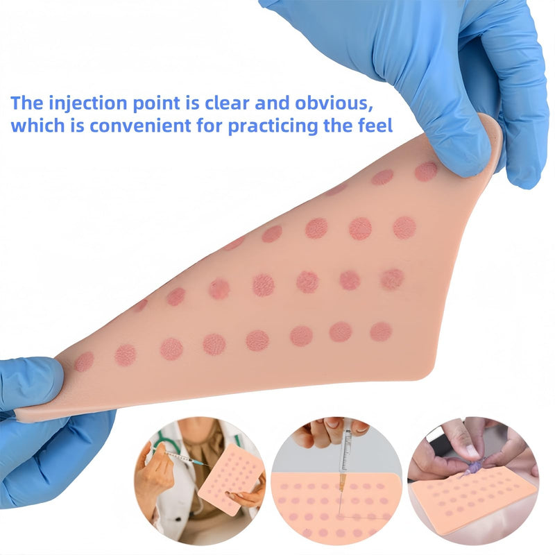 [Australia - AusPower] - 32 Points Skin Test Module Skin Test pad,Intradermal Injection Training Pad for for Venipuncture Practice,Insertion Practice Pad for Medical Education（32 Points） 32 points 