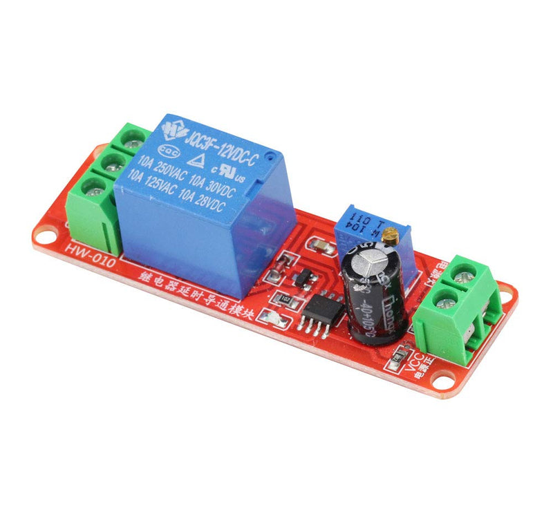 [Australia - AusPower] - 3 PCS NE555 DC 12V 0-10 Seconds Adjustable Delay Timer Relay Switch Module Converter Constant Current for Automotive Control System Electrical Equipment 