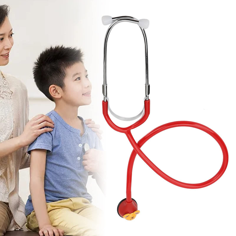 [Australia - AusPower] - Kids Pediatric Clinician Stethoscope with Cartoon Animals Pattern, Accurate Sound Amplification, Soft and Comfortable Earplugs, Adjustable Earpiece, 5 Animal Shaped Heads Included 