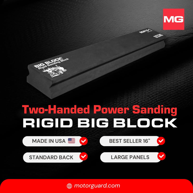 Motor Guard - BGR161 BGR16-1 Rigid PSA Sanding Block, 2 5/8" x 16"