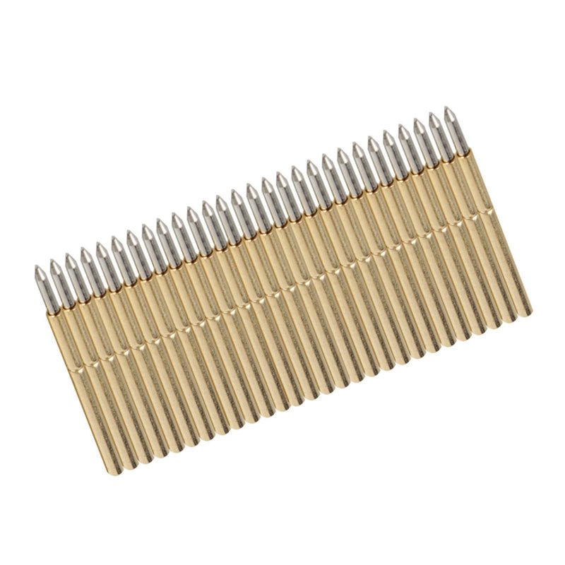 Pack of 100 P75-B1 Pogo Pins, Spring Contact, Pogo Pin Connector | PCB test probe, for testing PCB gold fingers, pads