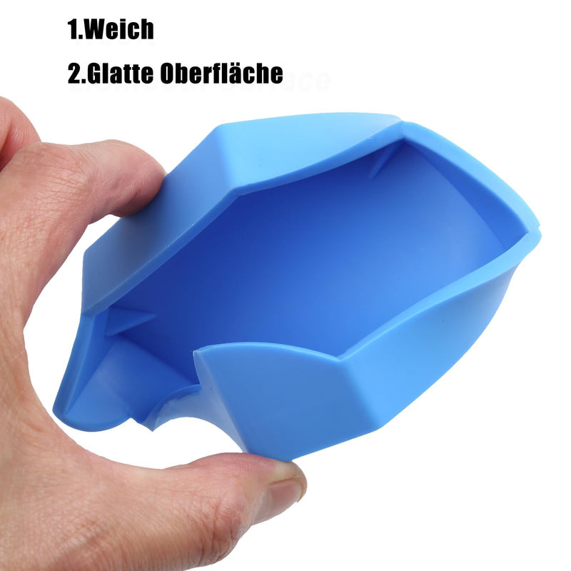 Tooth Imprint Set, 6 Molds for Base Molding Trays Base Mold Set | Silicone Dental Base Molds Set 3 Sizes Durable Ideal for dentists, technicians & training - precise & hygienic