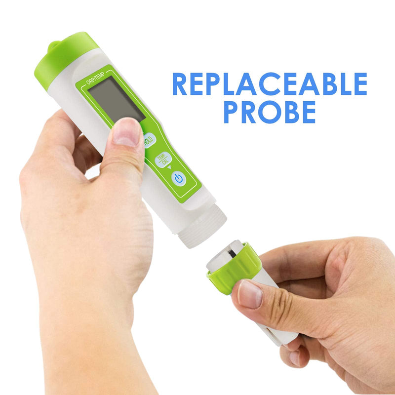 [Australia - AusPower] - Pensize ORP Tester -1200~1200mV with ORP Calibration Buffer Powder for Water Quality Measurement ±2mV High Accuracy Oxidation Reduction Potential Meter 