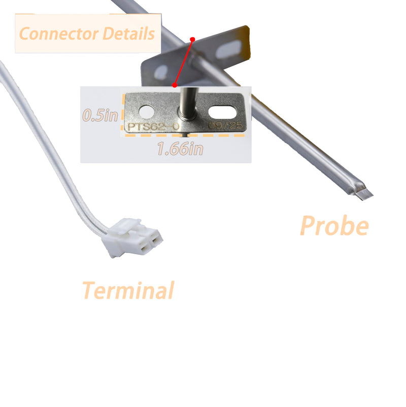 [Australia - AusPower] - 316217002 Oven Temperature Sensor Probe Replaces AP3363354 1015027 316111201 316111203 318087600 Oven Sensor 316217002 