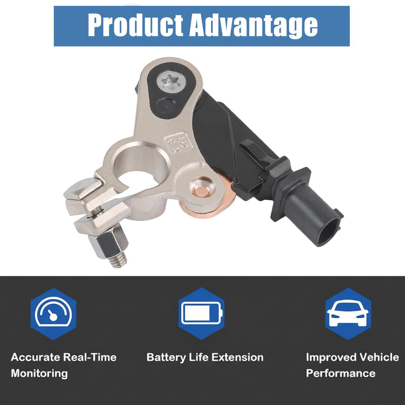 Battery Current Sensor 4692269AI Compatible with Dodge Journey Charger Challenger Chrysler 200 300 Jeep Wrangler Cherokee Ram 1500 2500 3500 Battery Temperature Voltage Sensor Replaces# 4692269AG