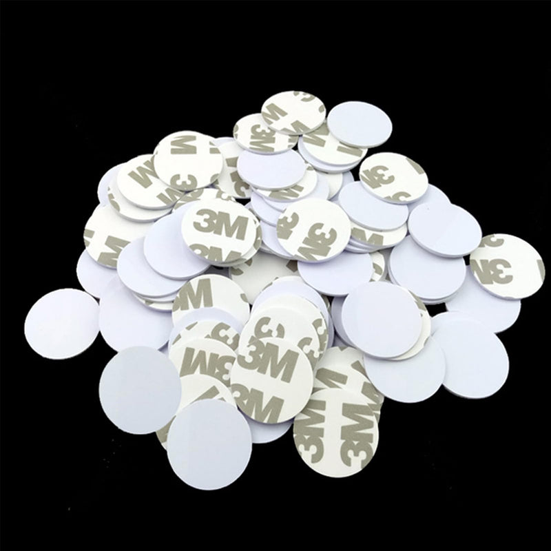 [Australia - AusPower] - Blank T5577 Rewritable 125Khz RFID Small Coin Round Card with Sticker-10pcs 10 