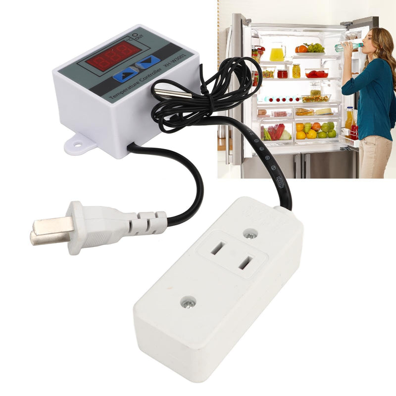 [Australia - AusPower] - Digital Thermostat Temperature Controller 110-220V Probe US Plug 1500W ABS 