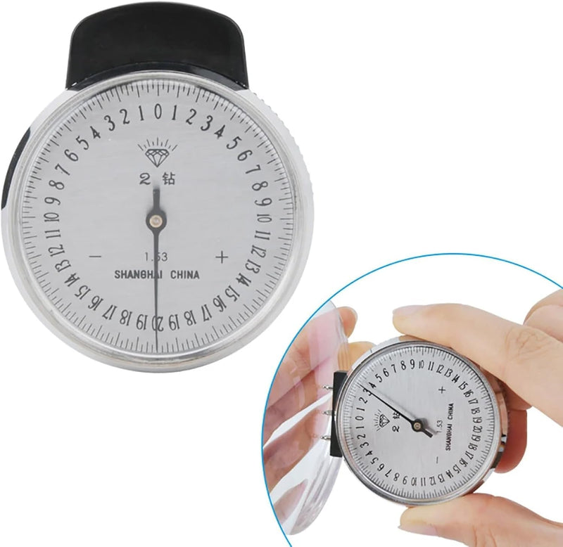 [Australia - AusPower] - Mechanical Radian Meter Optical Lens Clock Base Curve Measurement Radian Gauge Measure Presbyopia Meter 