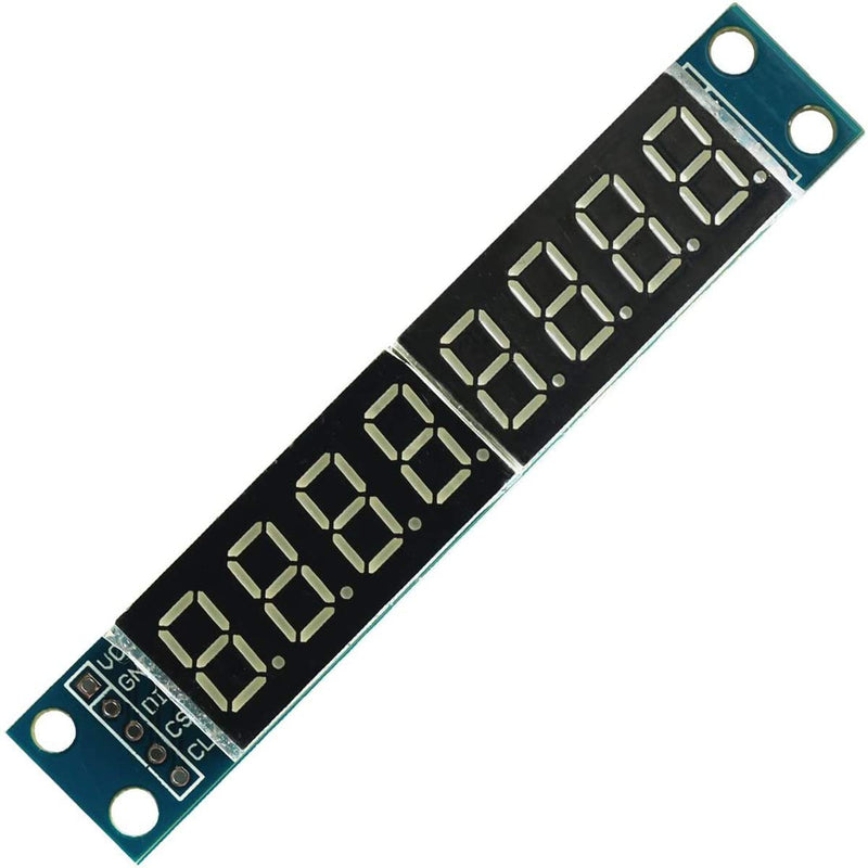 [Australia - AusPower] - DEVMO 4pcs 8-Digit 7 Segment Module MAX7219 8 Bit Digital Segment Tube LED Display Module Supports Cascade Eight Bit Serial 3 IO Ports Compatible with Ar-duino MCU/51/AVR/STM32 