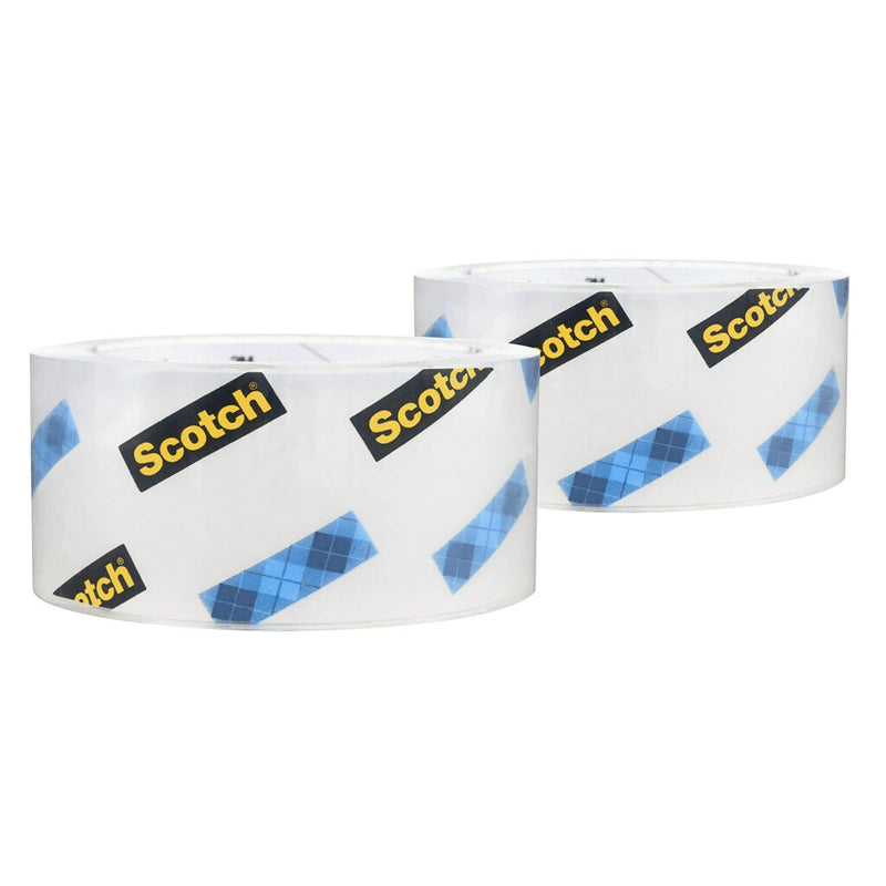 [Australia - AusPower] - Scotch Heavy Duty Shipping and Moving Packing Tape, Clear, Packing and Moving Supplies, 1.88 in. x 54.6 yd., 4 Tape Rolls with 4 Dispensers 4 Rolls 