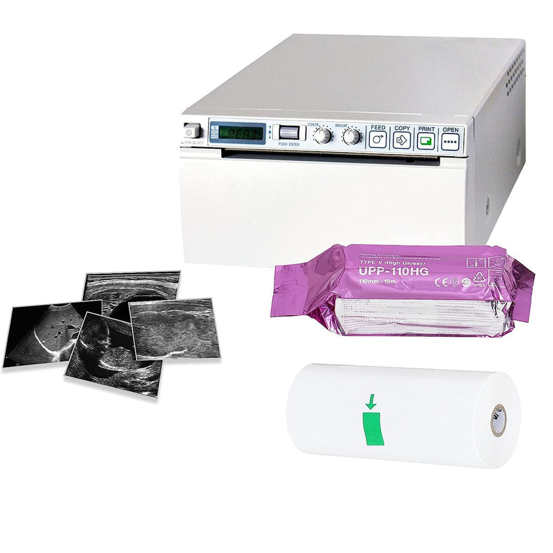 [Australia - AusPower] - UPP-110HG Ultrasound Paper Compatible for Sony, 2 Roll High Gloss Ultrasound Thermal Print Film/Media 110mm x 18m 