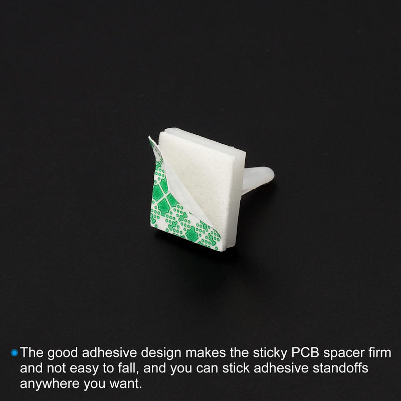 [Australia - AusPower] - PATIKIL Sticky PCB Spacer, 24 Pcs Adhesive Standoffs 0.25" Supporting Height Adhesive Insulated Standoffs for PCB PC Board Support, White 0.25" 